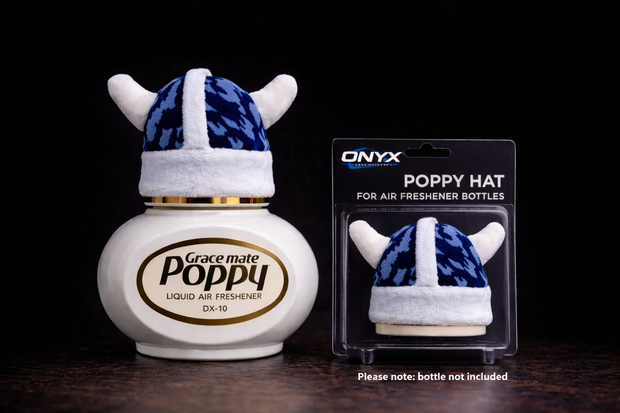 Poppy Grace Mate Danish Plush Blue Poppy Hat