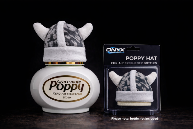Poppy Grace Mate Danish Plush Grey Poppy Hat