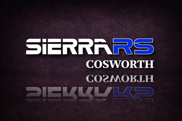 SIERRA RS COSWORTH STICKER EXTERIOR FITTING WINDOW DECAL
