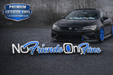 NO FRIENDS ONLY FANS EXTERIOR WINDOW DECAL MULTIPLE COLOURS