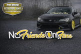 NO FRIENDS ONLY FANS EXTERIOR WINDOW DECAL MULTIPLE COLOURS