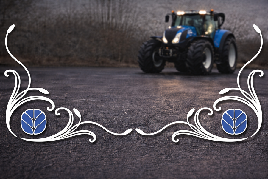 New Holland SIDE WINDOW SWIRLS - PAIR