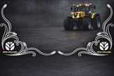New Holland TM Series White & Black New Style Decal