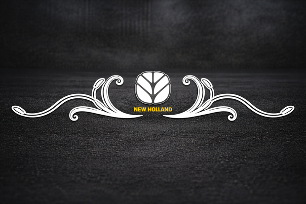 New Holland T9 Series White & Black New Style Decal