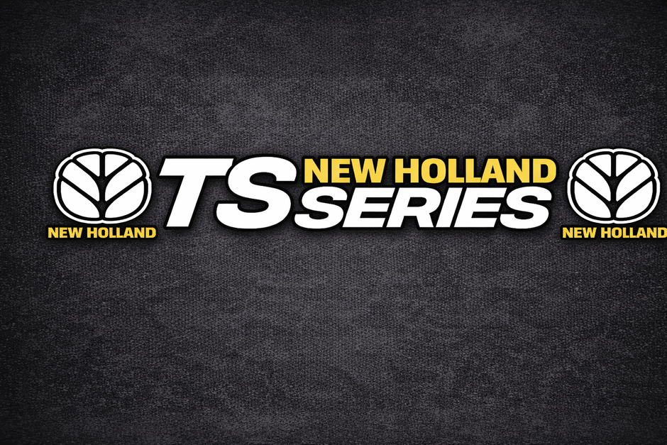 New Holland TS Series White & Black New Style Decal