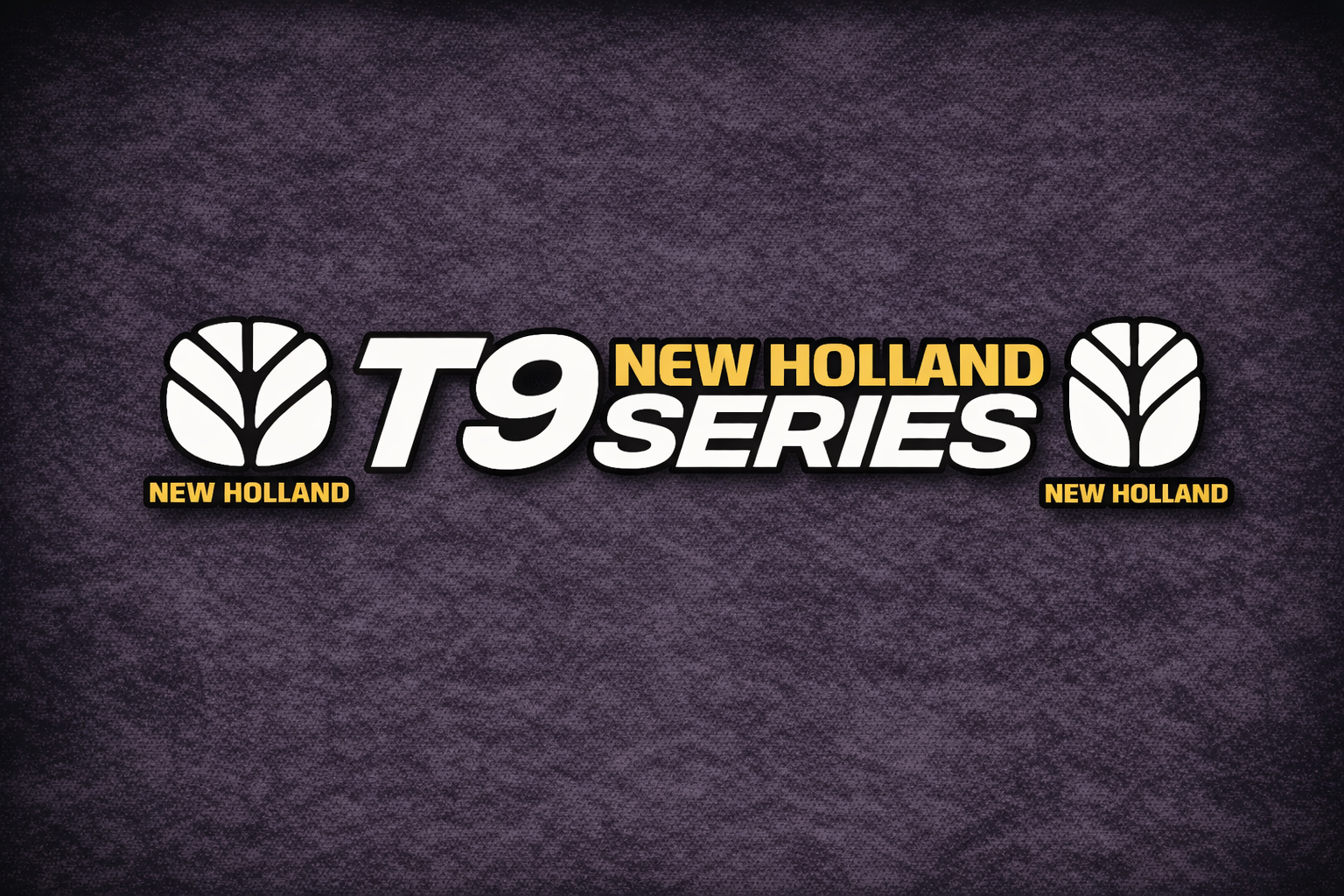 New Holland T9 Series White & Black New Style Decal