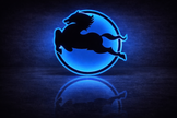3D IVECO Horse RGB COLOUR LED Light Up Sign 60x60cm