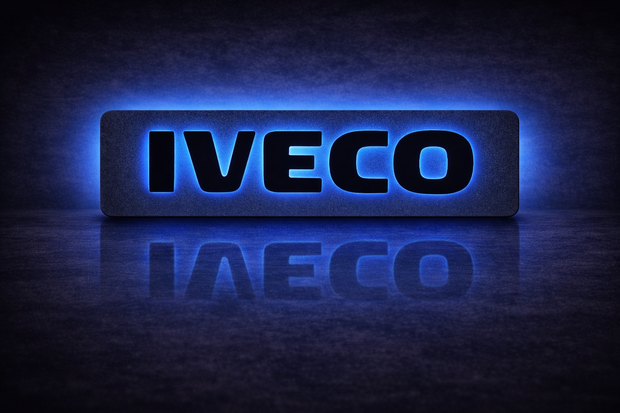 3D IVECO Letters RGB COLOUR LED Light Up Sign