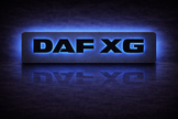 3D DAF XG Letters RGB COLOUR LED Light Up Sign