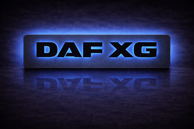 3D DAF XG Letters RGB COLOUR LED Light Up Sign