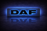 3D DAF Letters RGB COLOUR LED Light Up Sign