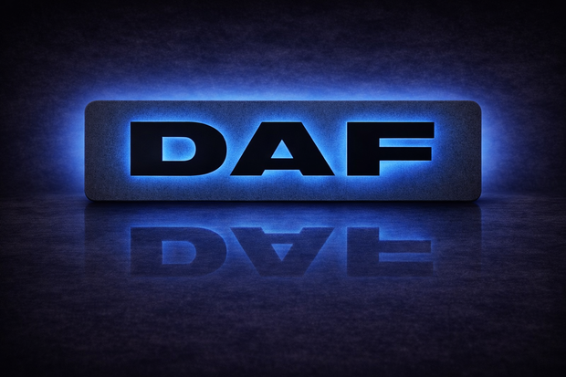 3D DAF Letters RGB COLOUR LED Light Up Sign