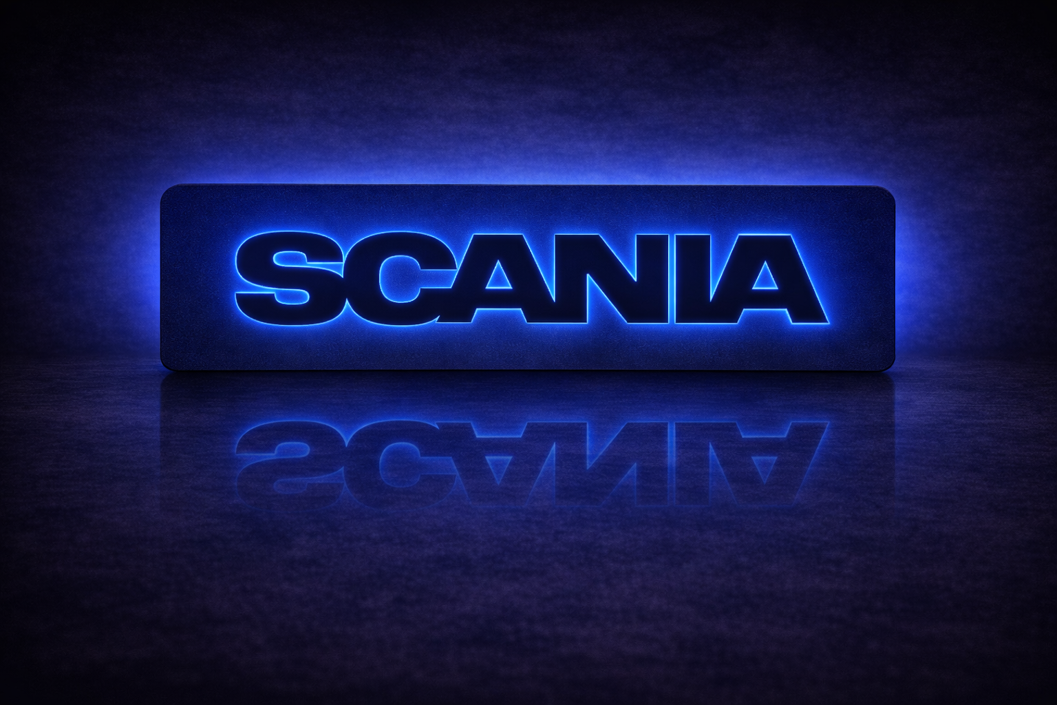 3D SCANIA Letters RGB COLOUR LED Light Up Sign