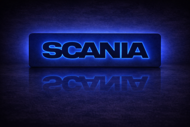 3D SCANIA Letters RGB COLOUR LED Light Up Sign