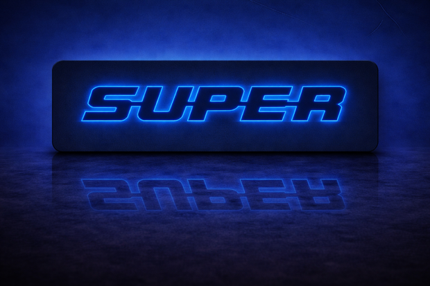 3D SUPER Letters RGB COLOUR LED Light Up Sign