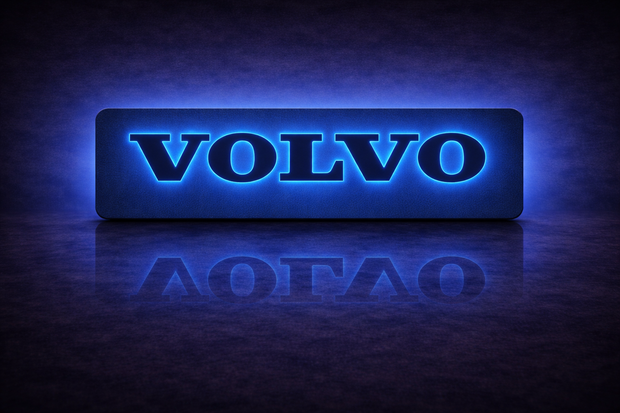 3D VOLVO Letters RGB COLOUR LED Light Up Sign
