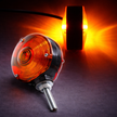 Set of 2 Amber Mirror Marker Lights 12-24V – Truck Mirror lollipop lights for Scania, Volvo, MAN, DAF, Mercedes MAR930