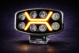 10” 90W LED Spot Light White/Yellow 12-24V – High Power Spot Beam, IP67 HAL136