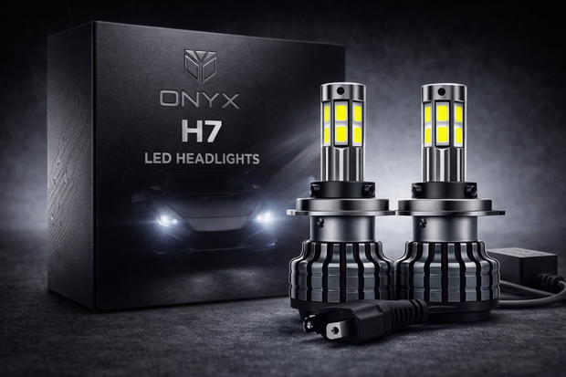 H7 LED 16000 Lumen 360 Degree Headlight Bulbs – Set of 2