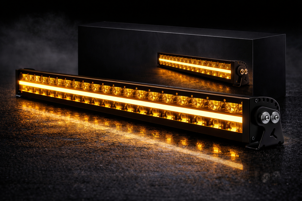 Premium Frameless LED Light Bar 32” (81cm) – Dual Colour DRL White & Amber | OSRAM LEDs | Combo Beam