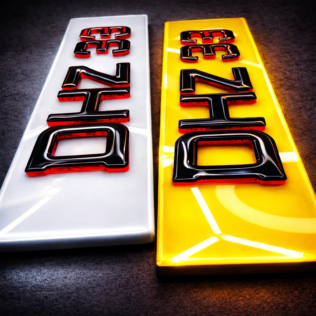 METRO 4D UK DOUBLE FLUORESCENT RUBY RED WITH BLACK GEL TOPS