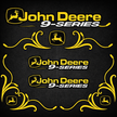 John Deere Yellow & Black 9 Series New Style Decal