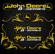 John Deere Yellow & Black 8 Series New Style Decal