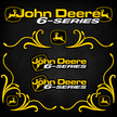 John Deere Yellow & Black 6 Series New Style Decal