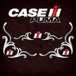 CASE PUMA IH Tractor Decal - Silver & Black