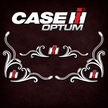 CASE OPTUM IH Tractor Decal - Silver & Black