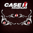 CASE MAGNUM IH Tractor Decal - Silver & Black