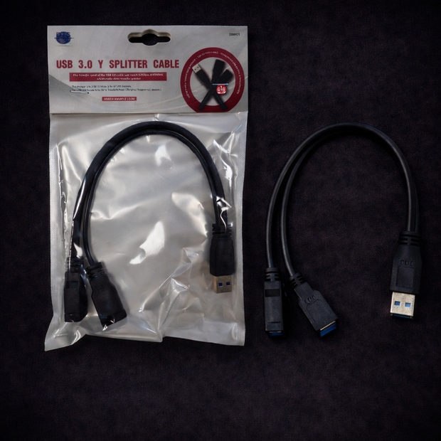 Splitter Cable for USB / Extension Cable 2 in 1