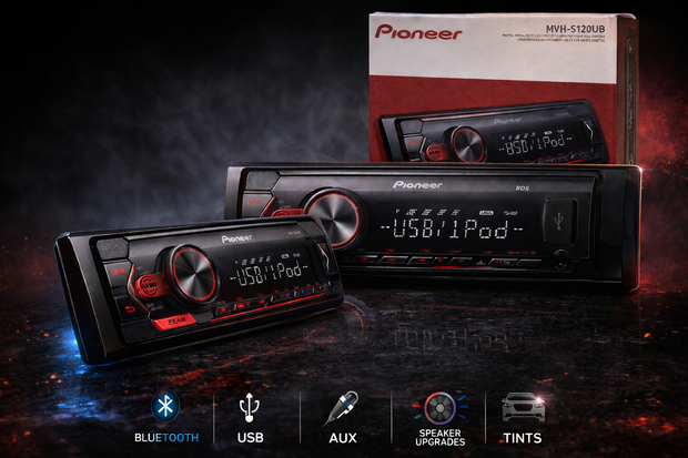 Pioneer MVH-S120UBA Car Stereo RDS tuner with USB and AUX Illumination