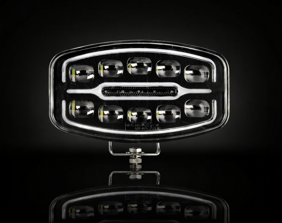 55W High Power LED Driving Light 12V–24V White & Amber | Spot Beam | ECE R10 R148 R149 | IP67 HAL258