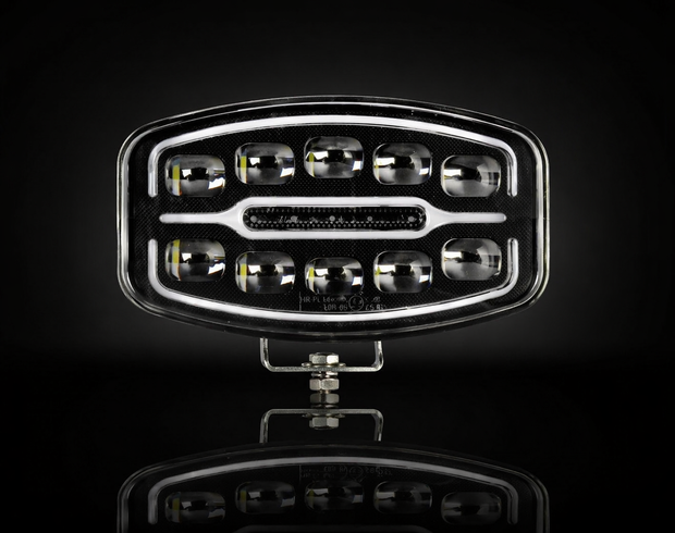 55W High Power LED Driving Light 12V–24V White & Amber | Spot Beam | ECE R10 R148 R149 | IP67 HAL258