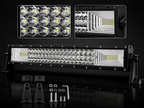 20” (55cm) 324W LED Light Bar 7D Dual Beam Spot & Flood 12–24V Off-Road Work Light HAL320