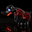 Angry Duck Red Full Colour Sticker – 10cm