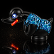 Angry Duck blue Full Colour Sticker – 10cm