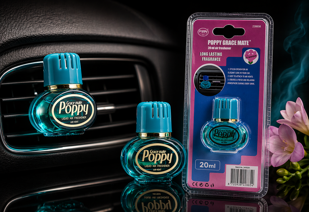 Mini Poppy Grace Mate Freesia Air Freshener – 20ML Vent Clip
