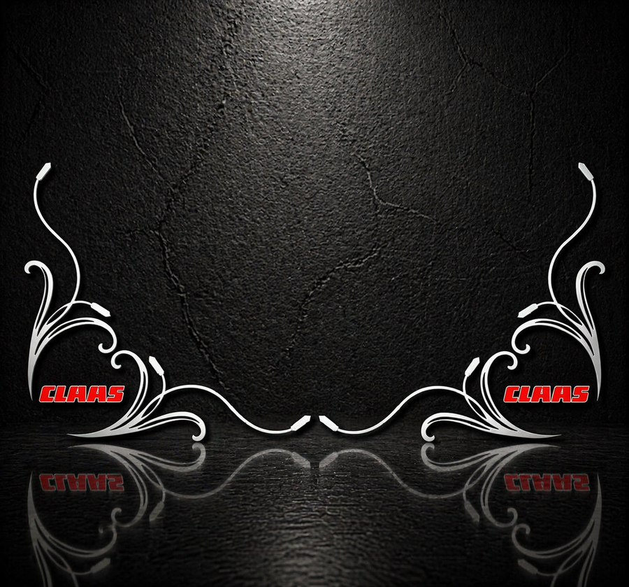 CLAAS SIDE WINDOW SWIRLS - PAIR