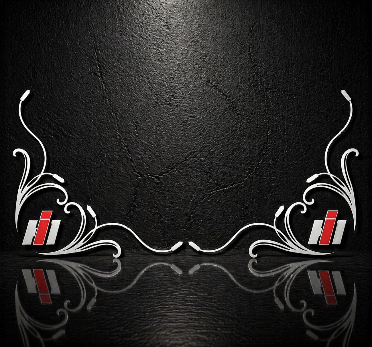 CASE IH SIDE WINDOW SWIRLS - PAIR