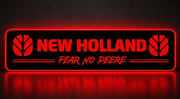 STYLE 51 New Holland Fear No Deere Large RGB Window Light Board