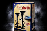 Genuine HI-DO TGV Twin Tone Air Horn 12V 135dB – Dual Trumpet Train Horn