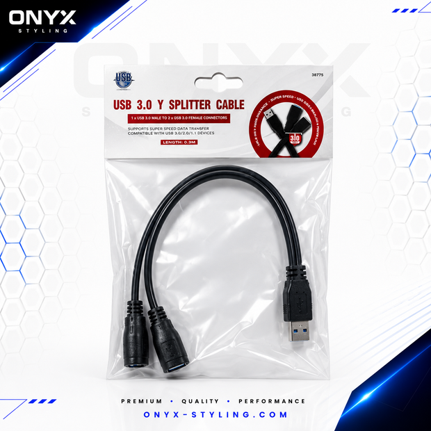 Splitter Cable for USB / Extension Cable 2 in 1