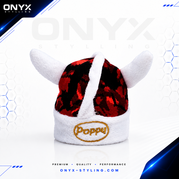 Poppy Grace Mate Danish Plush Red Poppy Hat