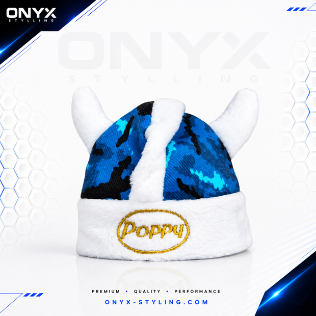 Poppy Grace Mate Danish Plush Blue Poppy Hat