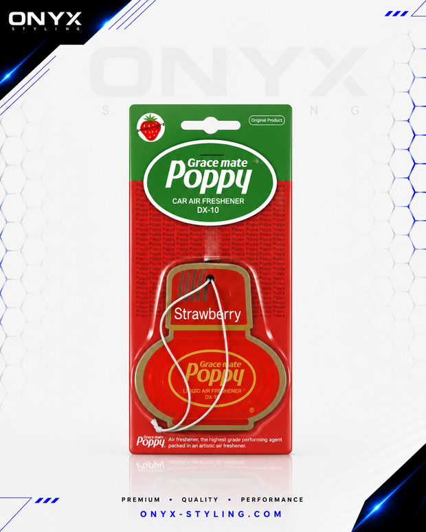 Strawberry Hanging Poppy Grace mate Air Freshener