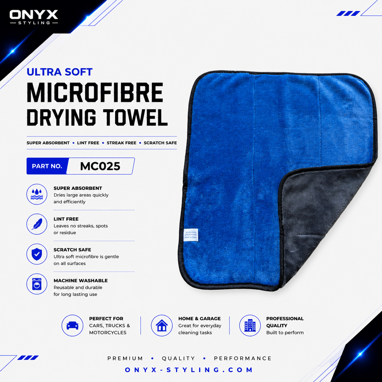 Microfibre Drying Towel – Ultra Soft, Reusable & Machine Washable