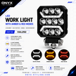 15W LED Work Light – Dual Function White Beam & Position Light (IP69K)