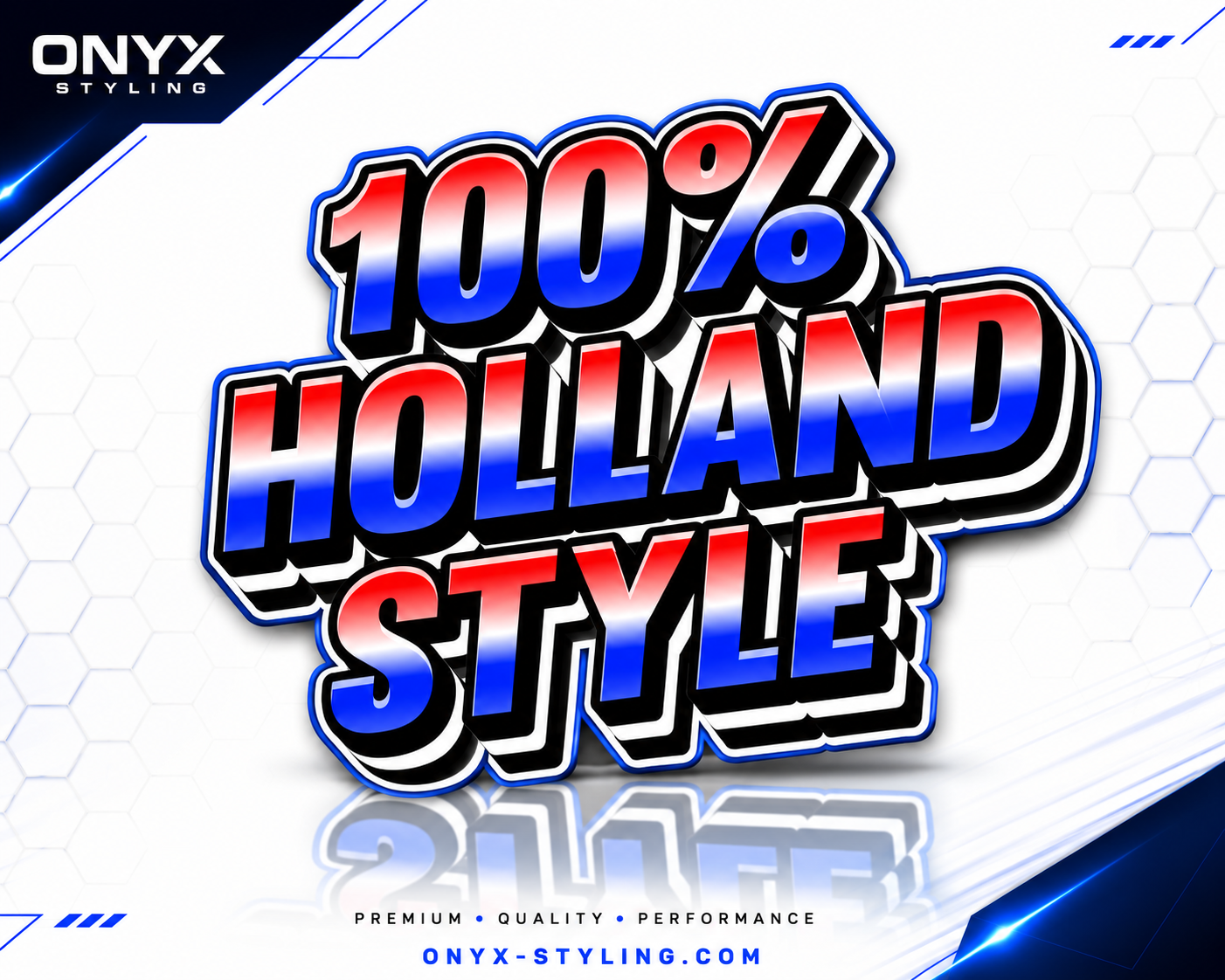 100% Holland Style Full Colour Sticker – 12.5cm